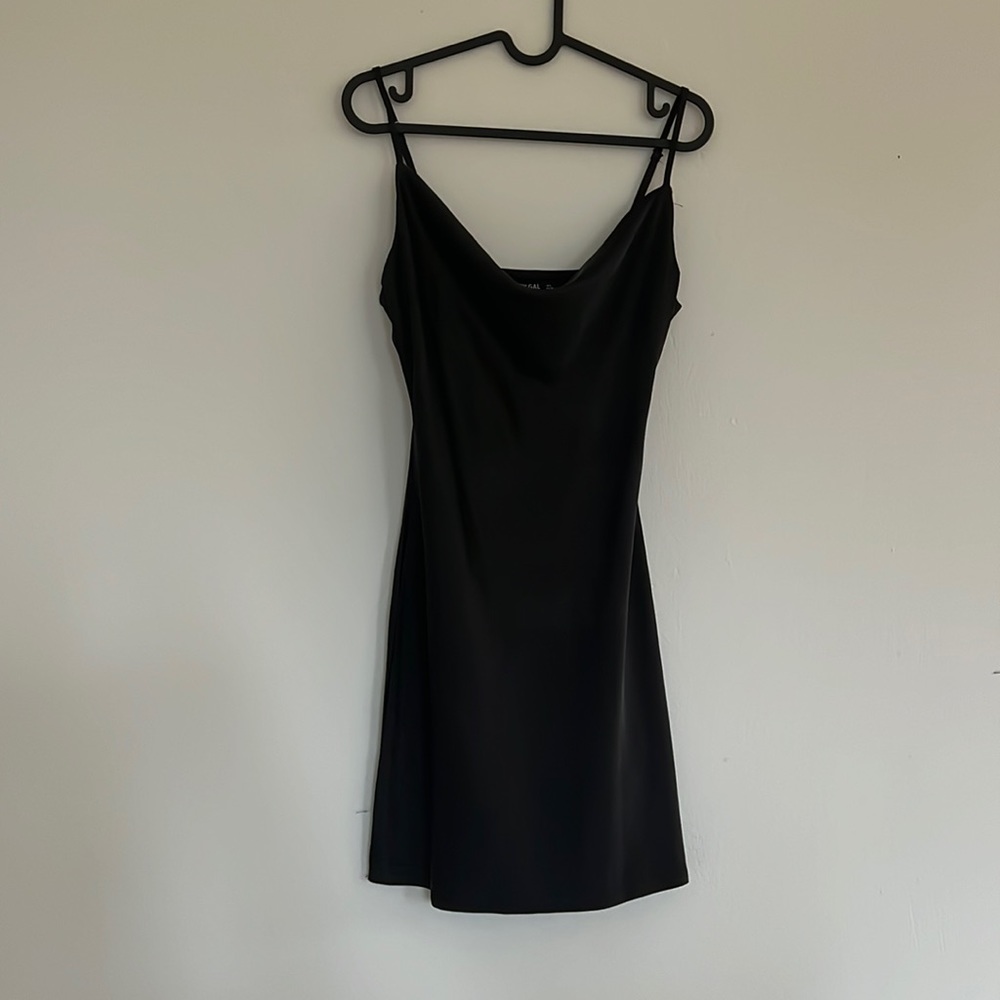 Nasty gal cowl neck satin mini dress! Amazing for going out!